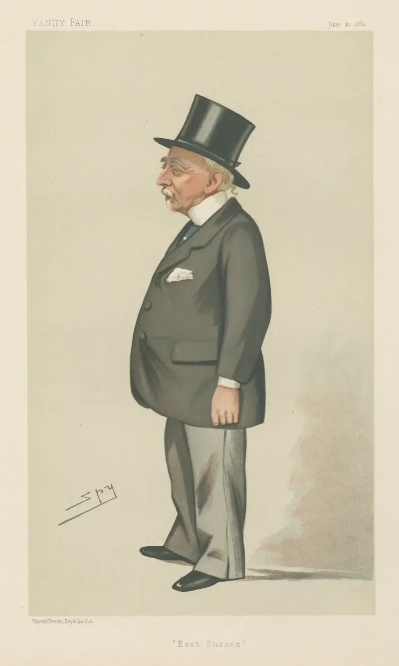 Politici – „East Sussex“. Pan Montagu David Scott. 10. června 1882, Leslie Matthew Ward