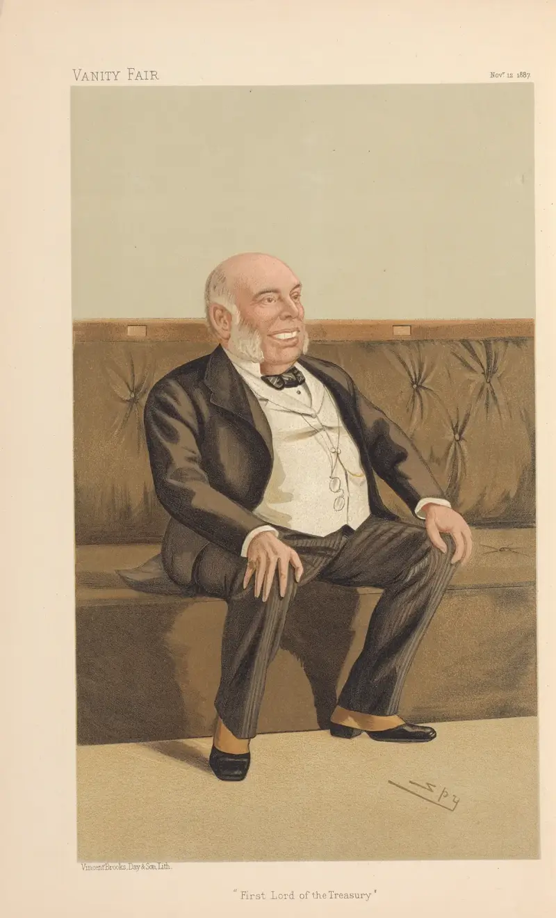 Politicians – ‘First Lord of the Treasury’. The Rt. Hon. William Henry Smith. 12 November 1887 av Leslie Matthew Ward