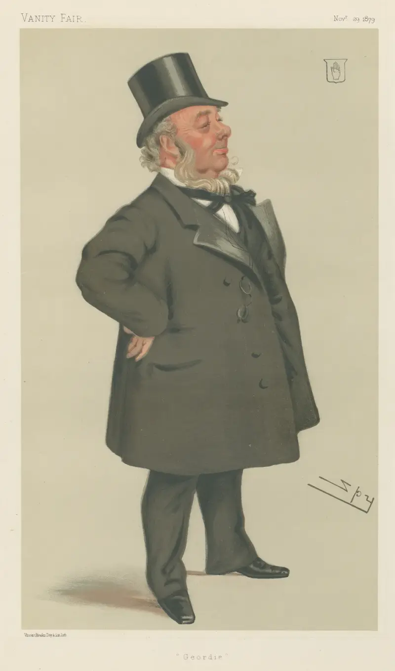Politiker – „Geordie“. Sir George Elliot. 29. November 1879 von Leslie Matthew Ward