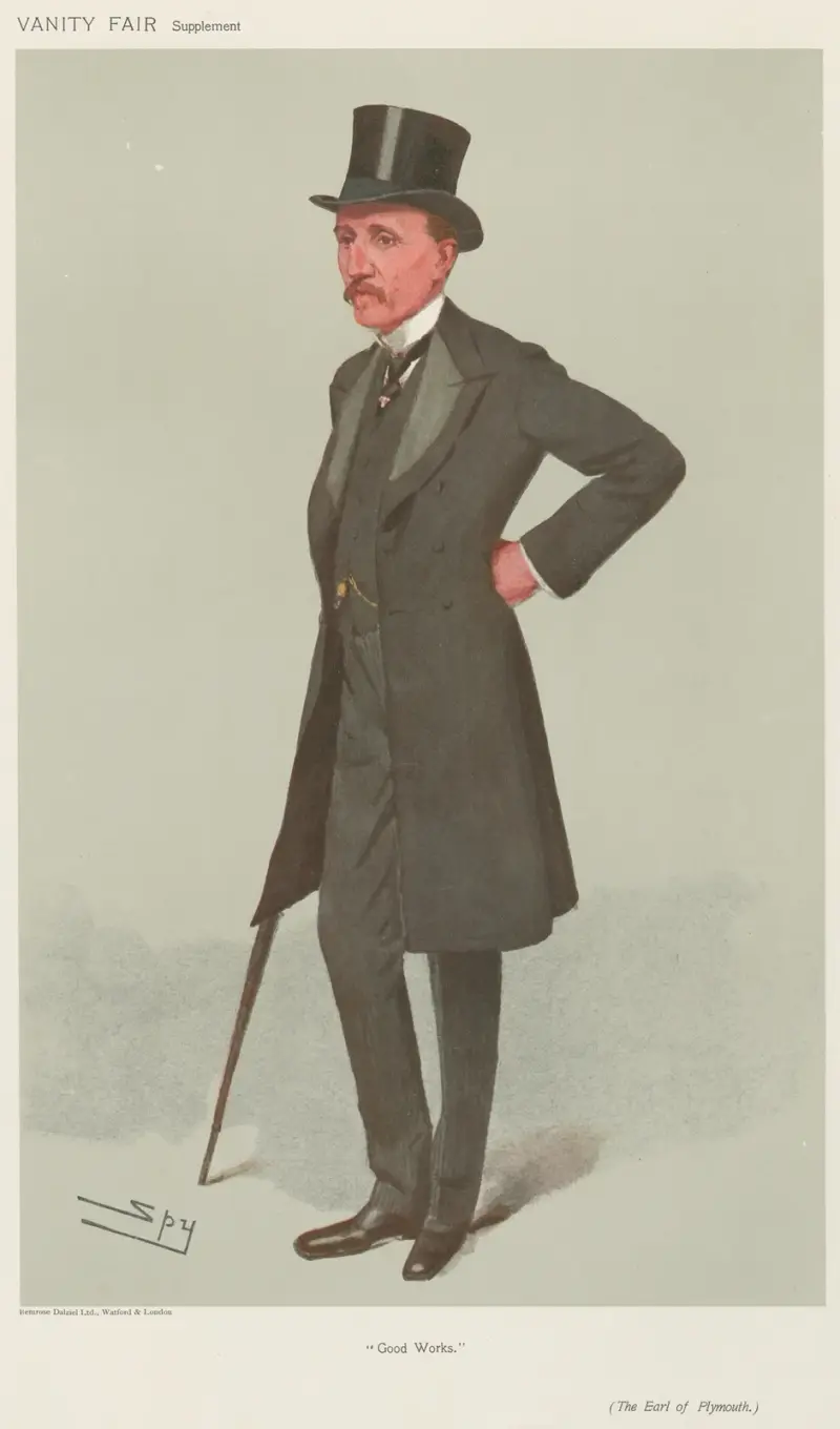Politicians – ‘Good Works’. The Earl of Plymouth. 5 April 1906 av Leslie Matthew Ward