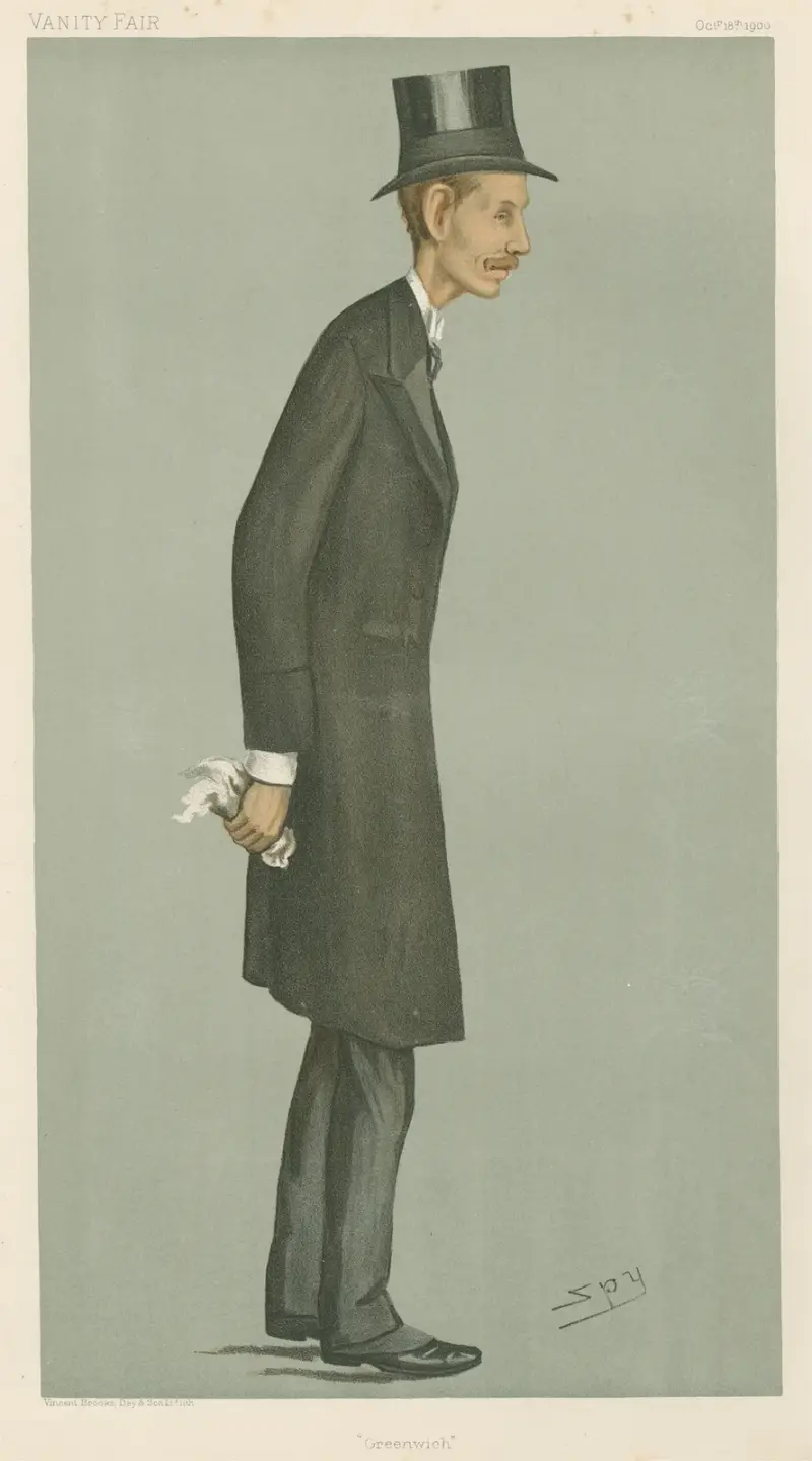 Politiker – 'Greenwich'. Lord Hugh Cecil. 18 oktober 1900 av Leslie Matthew Ward
