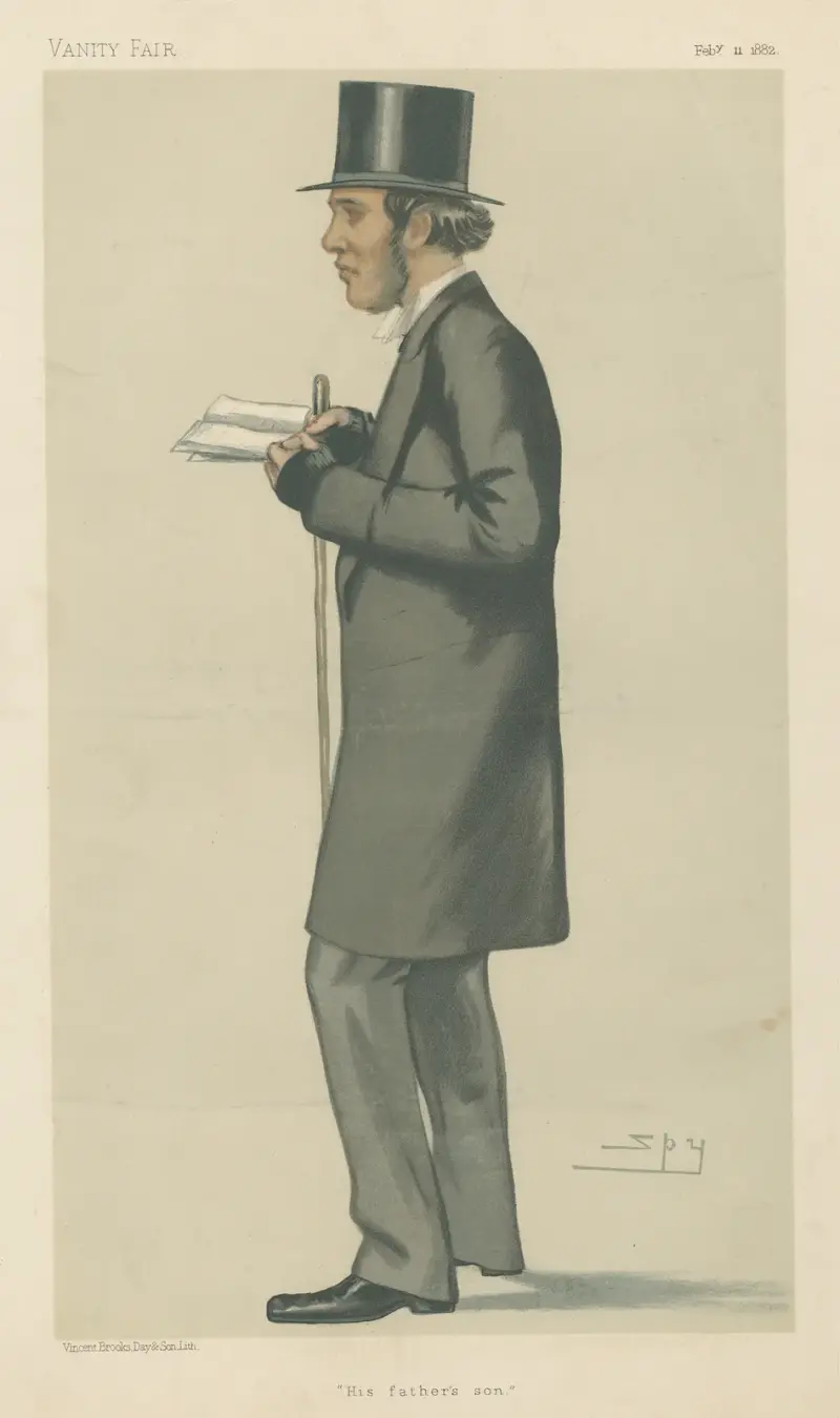 Politiker – „Seines Vaters Sohn“. Mr. W. Henry Gladstone von Leslie Matthew Ward