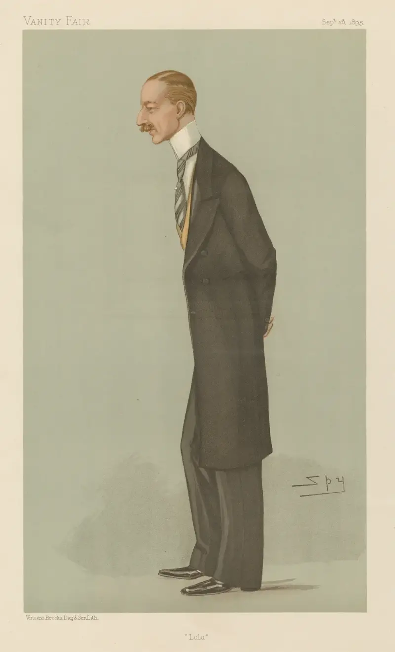 Politicians – ‘Lulu’. Lewis Vernon Harcourt. September 26, 1895 av Leslie Matthew Ward