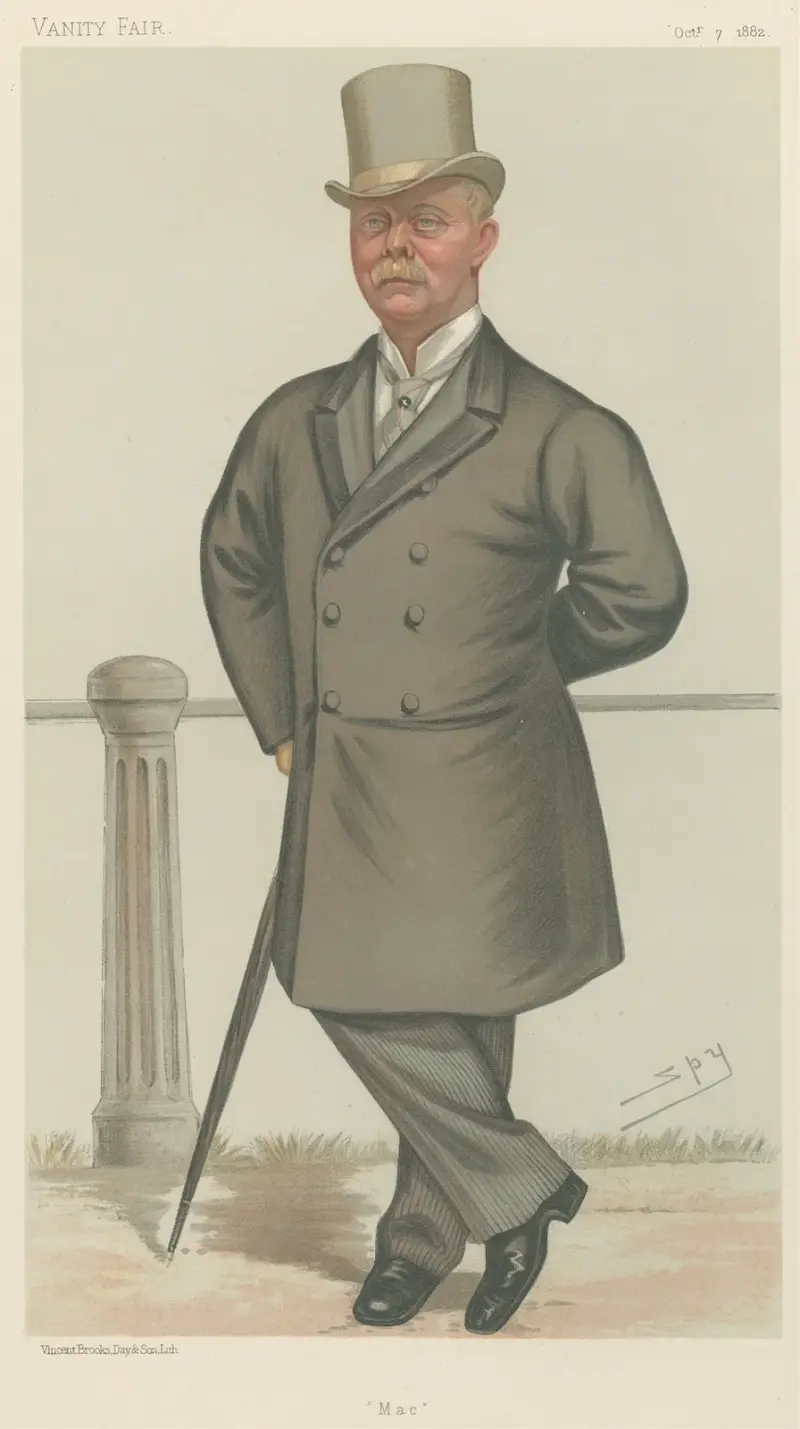 Politiker – 'Mac'. Co. John J. Mac Donnell. 7 oktober 1882 av Leslie Matthew Ward