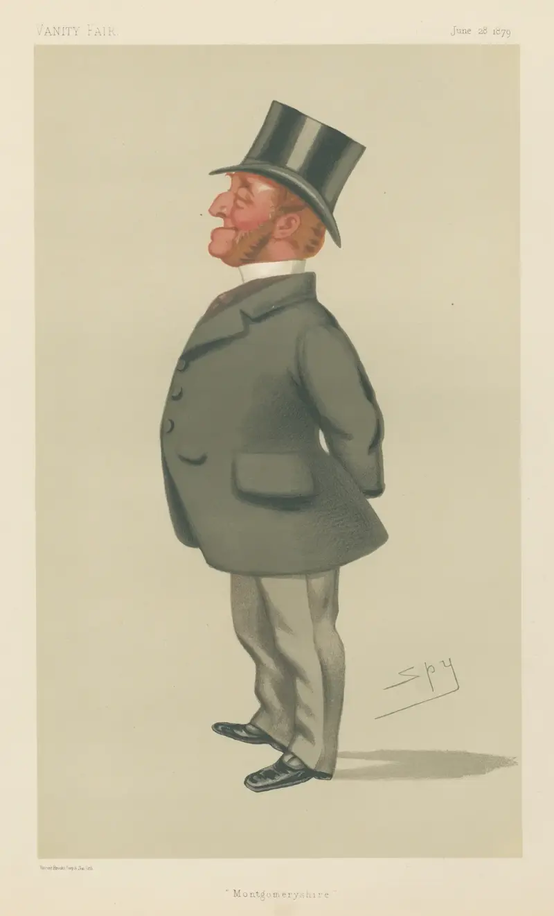 Politicians – ‘Montgomeryshire’. Mr. Charles Watkin Williams-Wynn. 28 June 1879 av Leslie Matthew Ward