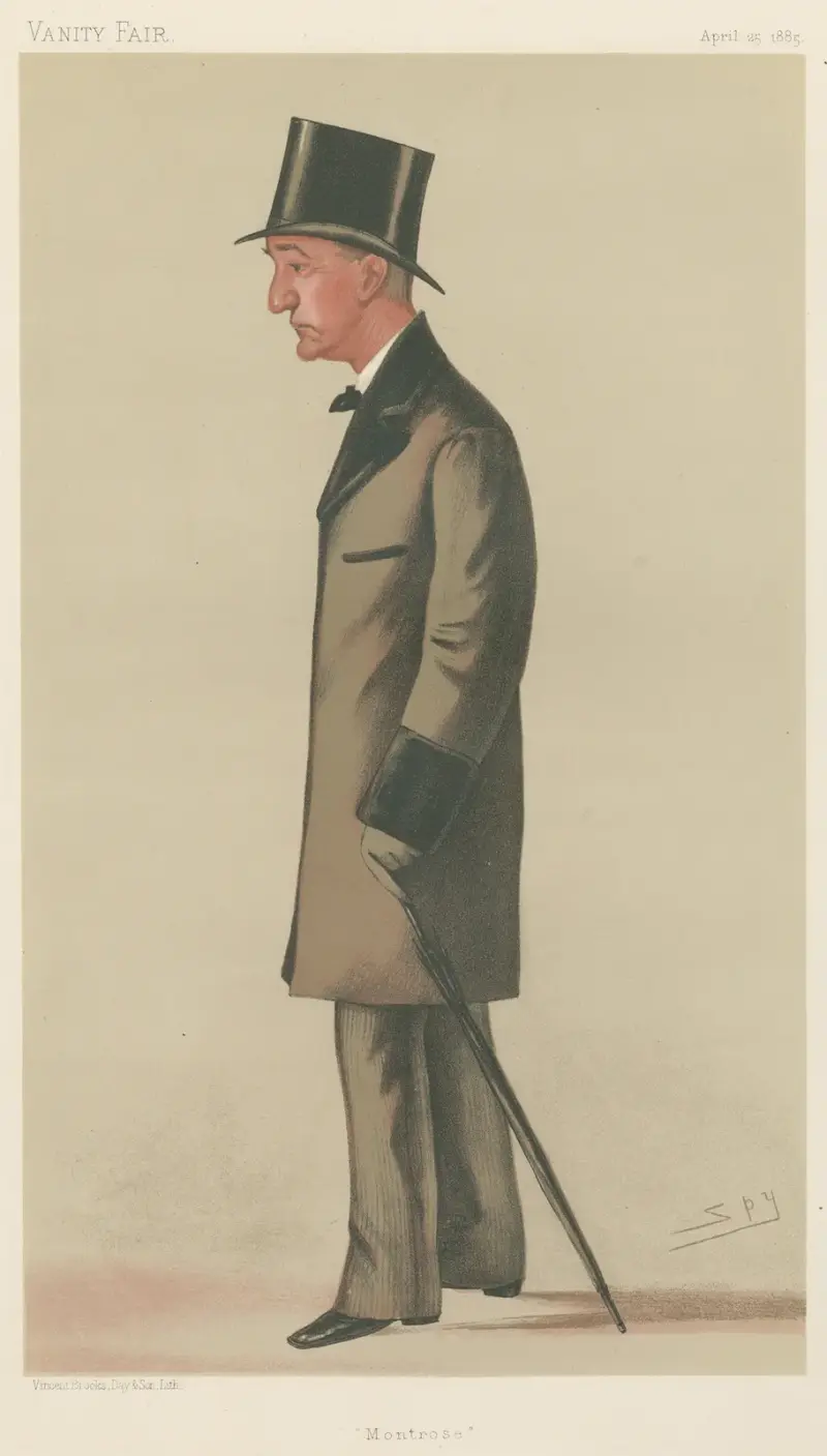 Politiker – „Montrose“. The Rt. Hon. William Edward Baxter. 25. April 1885 von Leslie Matthew Ward