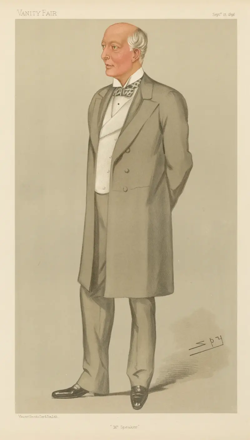 Politicians – ‘Mr. Speaker’. The Rt. Hon. William Court Gully. September 17, 1896 av Leslie Matthew Ward