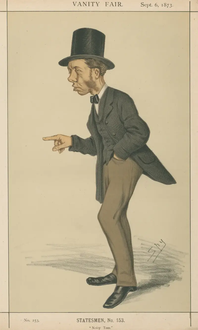 Politiker – „Noisy Tom“. Sir Thomas Collins. 6. September 1873 von Leslie Matthew Ward