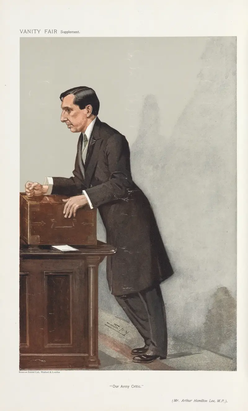 Politicians – ‘Our Army Critic.’ Mr. Arthur Hamilton Lee. 23 January 1907 av Leslie Matthew Ward