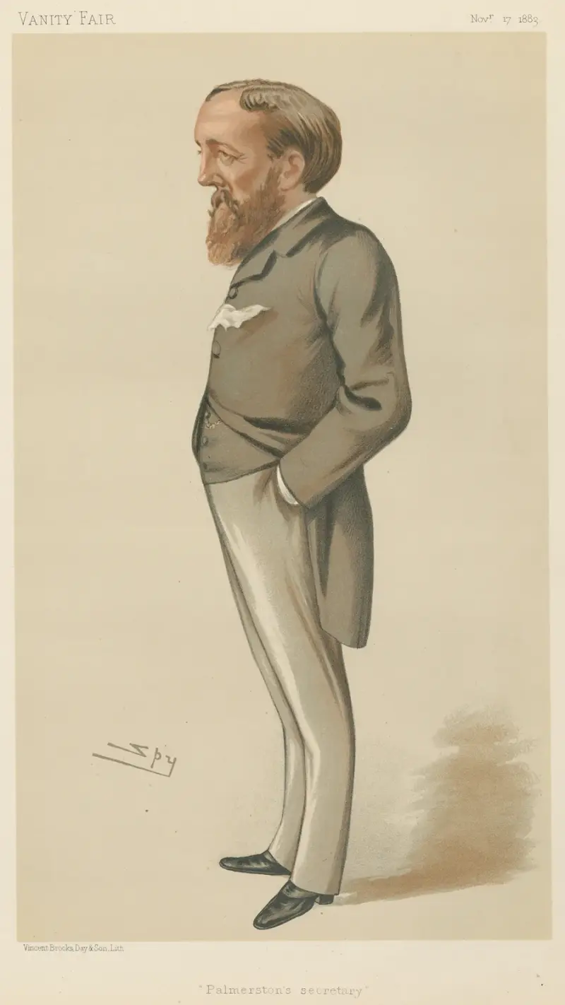 Politicians – ‘Palmerston’s Secretary’. The Hon. Anthony Evelyn Melbourne Ashley. November 17, 1883 av Leslie Matthew Ward
