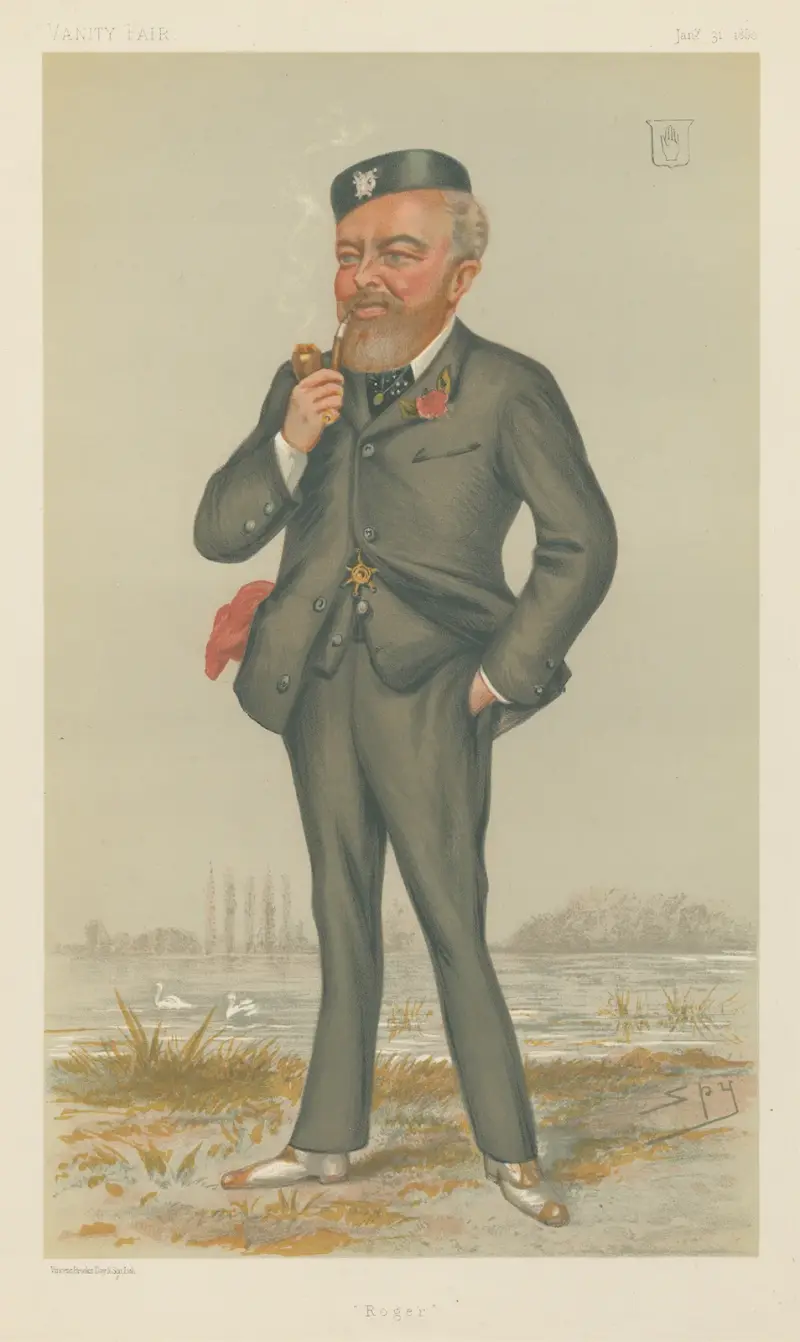 Politicians; ‘Roger’, Sir Roger William Henry Palmer, January 31, 1880 av Leslie Matthew Ward