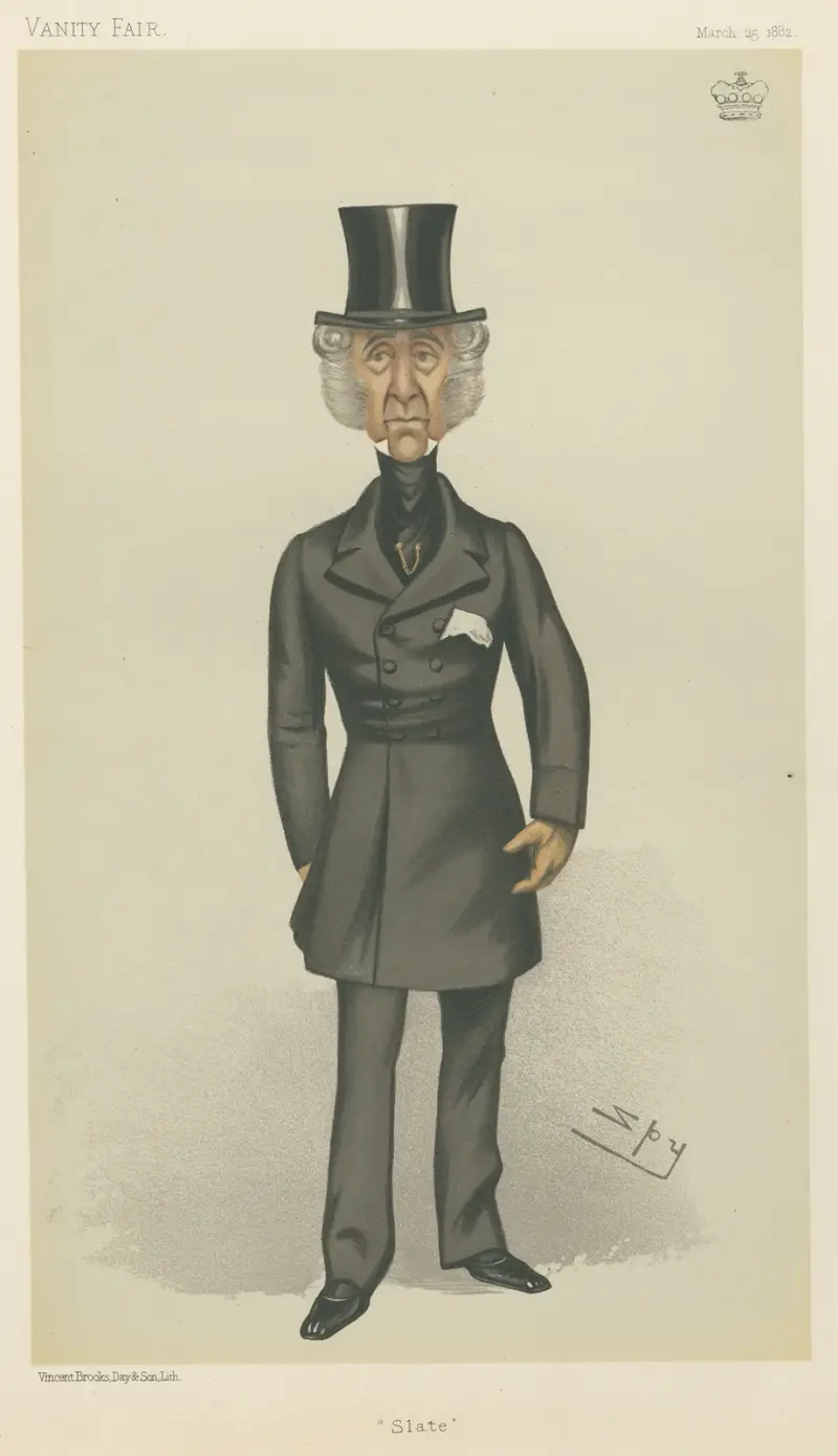 Politiker – 'Slate'. Lord Penrhyn. 25 mars 1882 av Leslie Matthew Ward