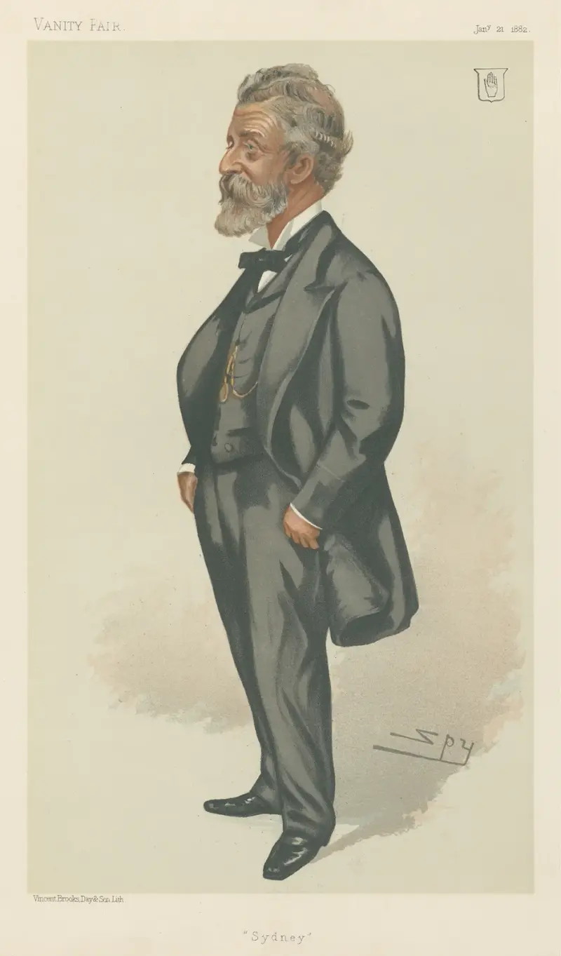 Politiker – 'Sydney'. Sir Daniel Cooper. 21 januari 1882 av Leslie Matthew Ward