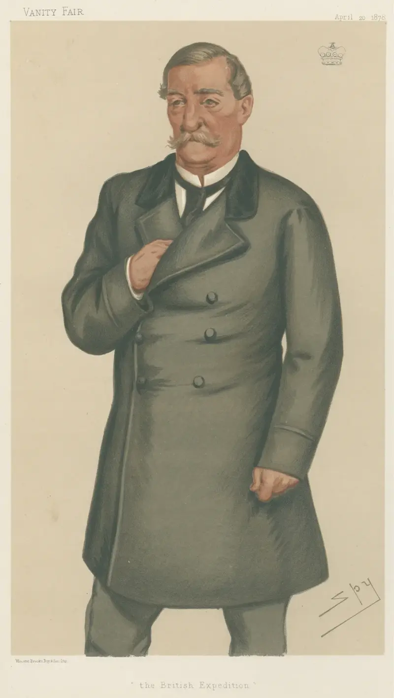Politiker – „Die britische Expedition“. General Lord Napier of Magdala. 20. April 1878 von Leslie Matthew Ward