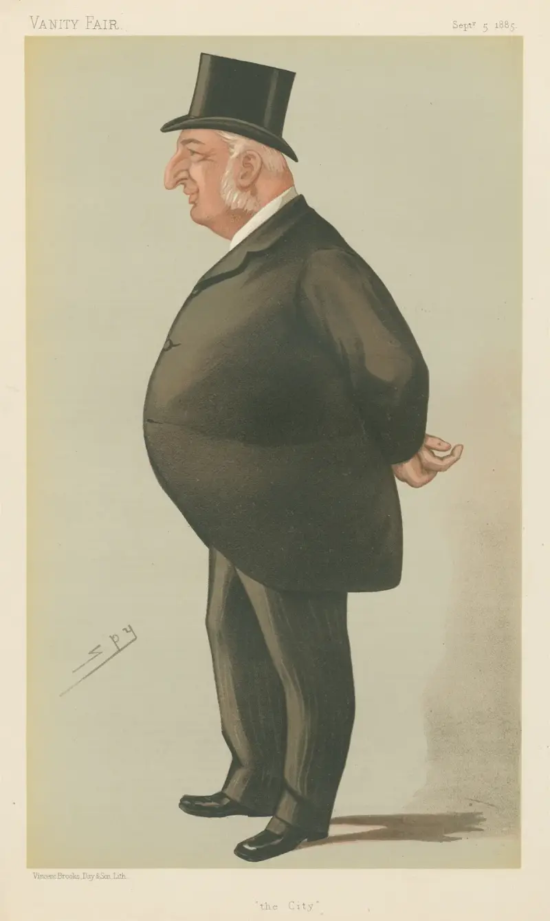 Politicians – ‘the City’. Mr. James Cotton. September 5, 1885 av Leslie Matthew Ward