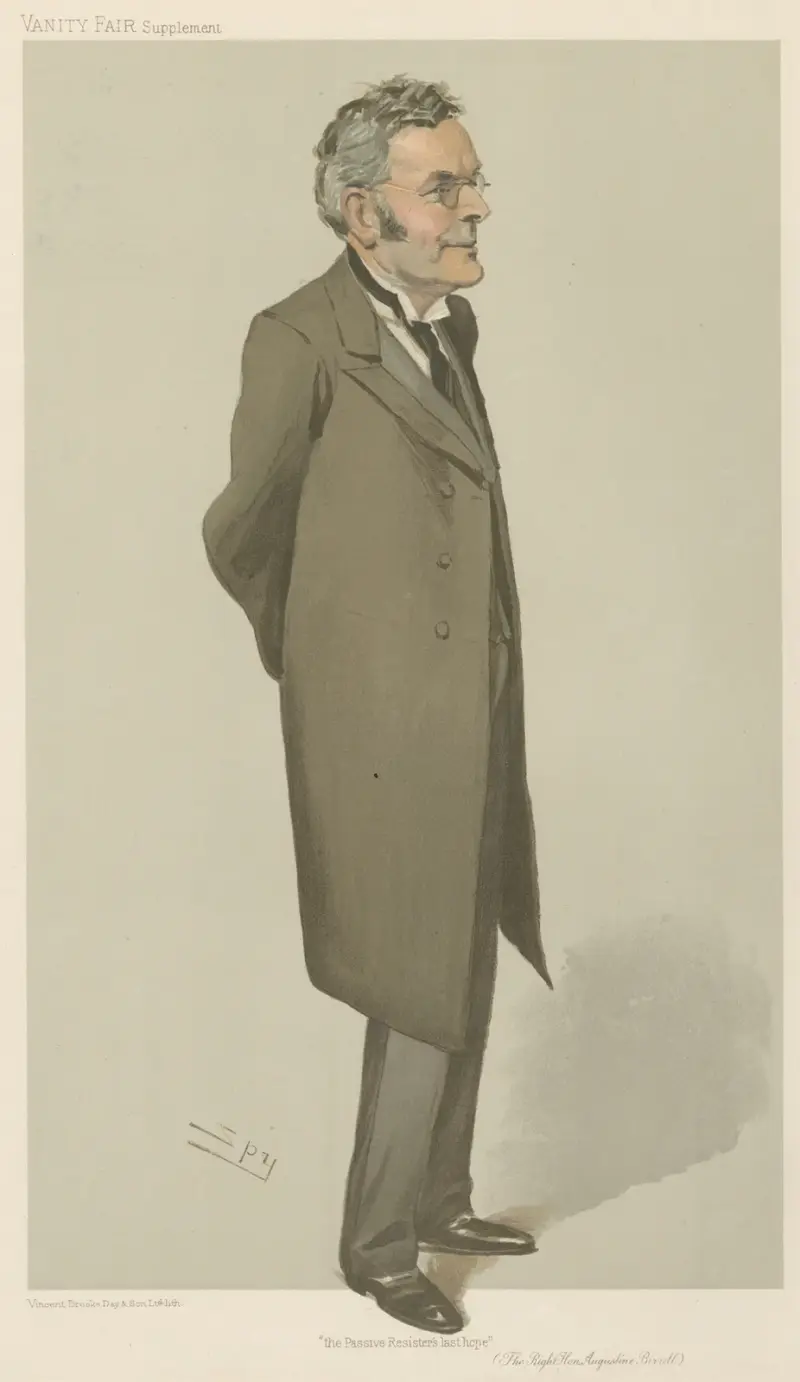 Politiker – „Die letzte Hoffnung des Passive Register“. The Rt. Hon. Augustine Birrell. 18. Januar 1906 von Leslie Matthew Ward