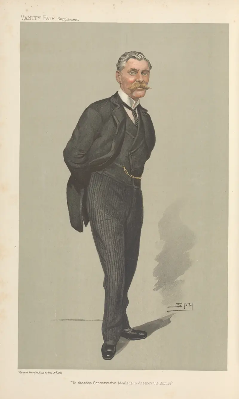 Politicians – ‘To abandon Conservative ideals is to destroy the Empire.’ Sir John Dickson Poynder. 22 June 1905 av Leslie Matthew Ward