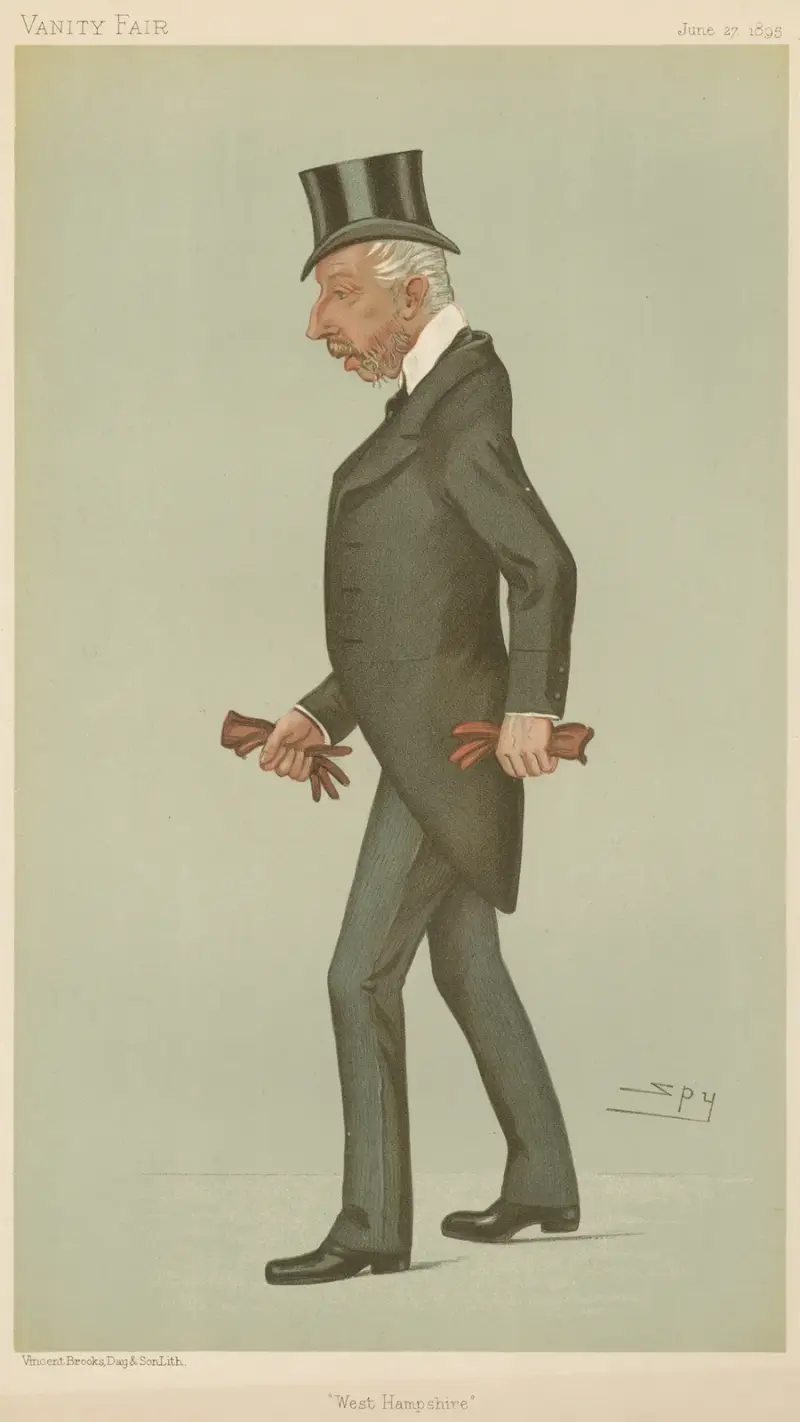 Politicians – ‘West Hampshire’. William Bramston Beach. June 27, 1895 av Leslie Matthew Ward