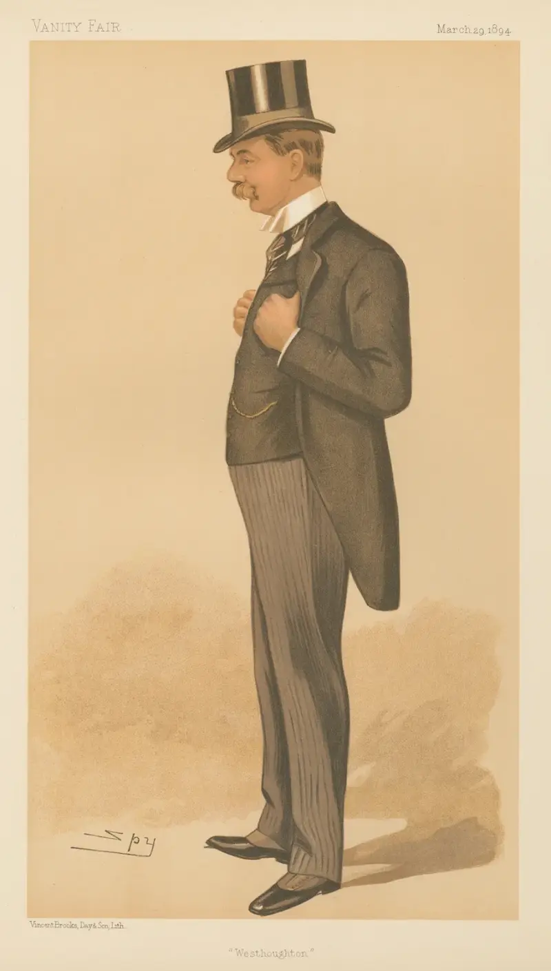 Politicians – ‘Westhoughton’. Lord Stanley. 29 March 1894 av Leslie Matthew Ward