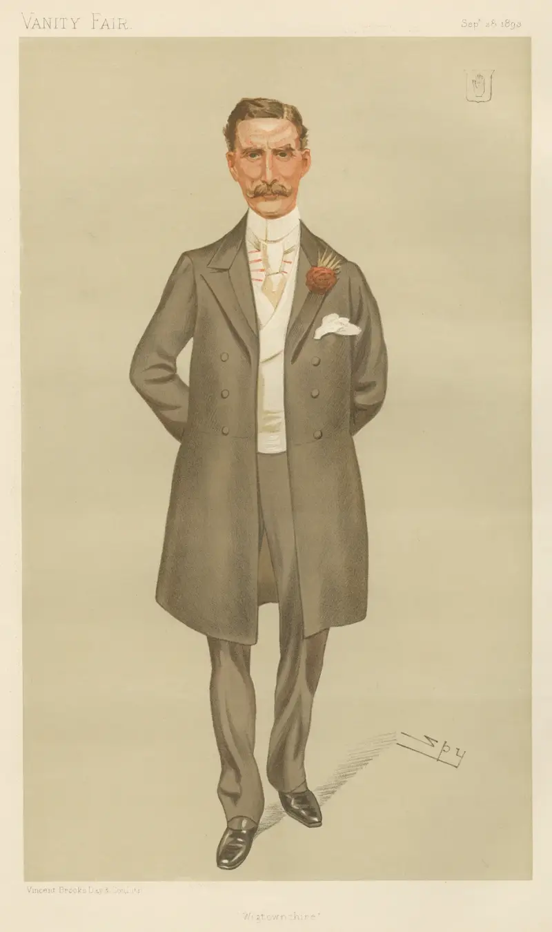 Politicians – ‘Wigtownshire’. Sir Herbert Eustace Maxwell. 28 September 1893 av Leslie Matthew Ward