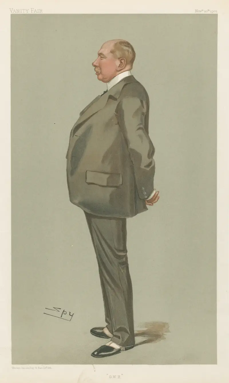 Järnvägstjänstemän; 'G.W.R.', Sir Joseph Loftus Wilkinson, 20 november 1902 av Leslie Matthew Ward