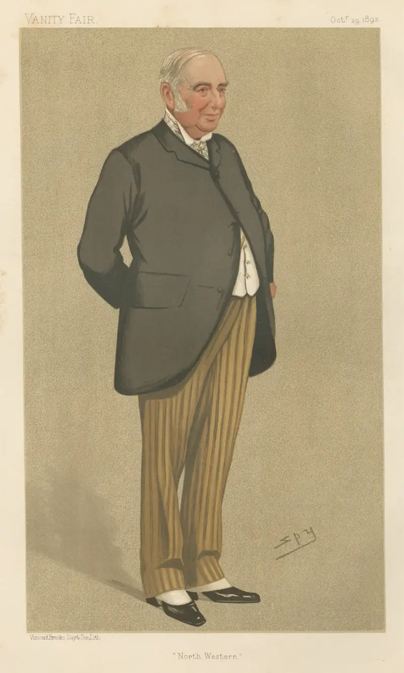 Järnvägstjänstemän – ”North Western”. Sir George Findlay. 29 oktober 1892 av Leslie Matthew Ward