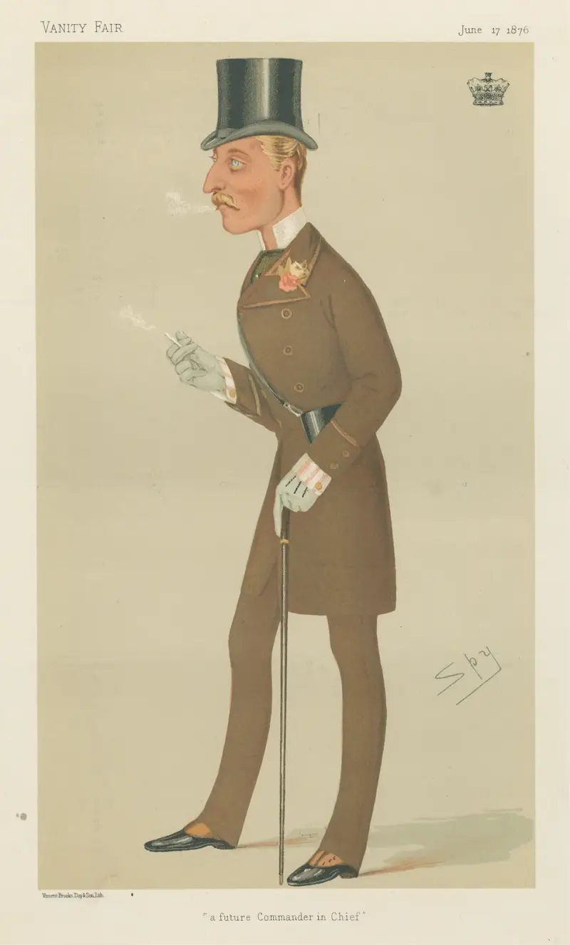 Royalty; ‘A Future Commander-in-Chief’, H.R.H. The Duke of Connaught, June 17, 1876 av Leslie Matthew Ward