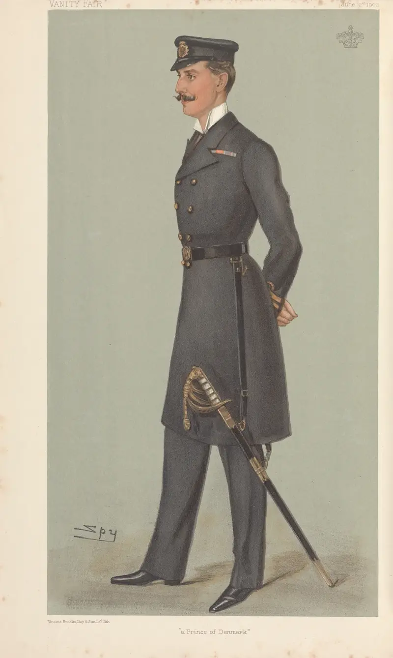Royalty; „Książę Danii”, JKW Książę Karol Duński, 12 czerwca 1902, Leslie Matthew Ward
