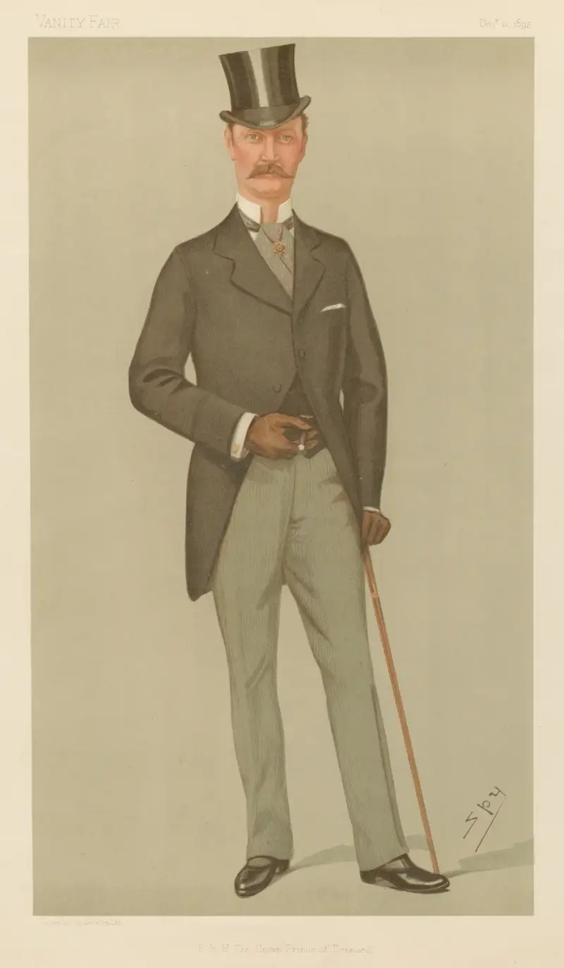 Royalty; ‚H.R.H. The Crown Prince of Denmark‘, Prinz Christian Frederick Charles William, 12. Dezember 1895 von Leslie Matthew Ward