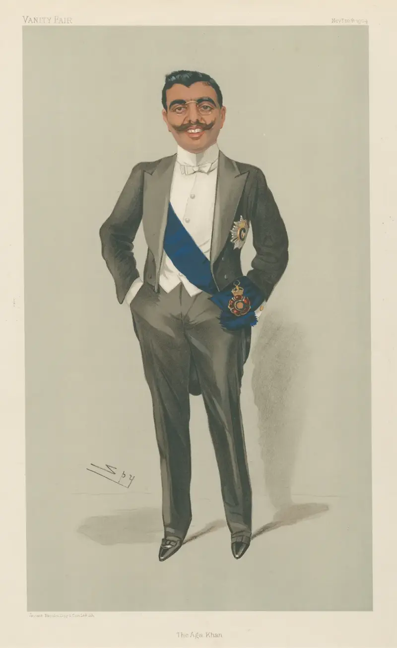 Royalty; The Aga Khan, November 10, 1904 av Leslie Matthew Ward