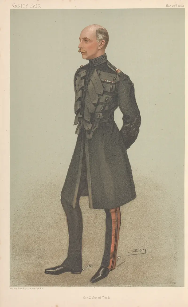 Royalty; The Duke of Teck, May 29, 1902 av Leslie Matthew Ward