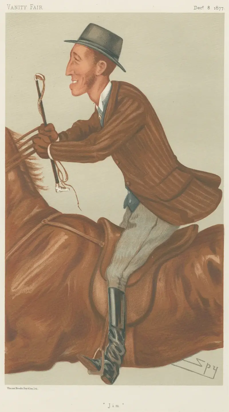 Sport, Verschiedenes; Sportreiter; „Jim“, Mr. James Lowther, 8. Dezember 1877 von Leslie Matthew Ward