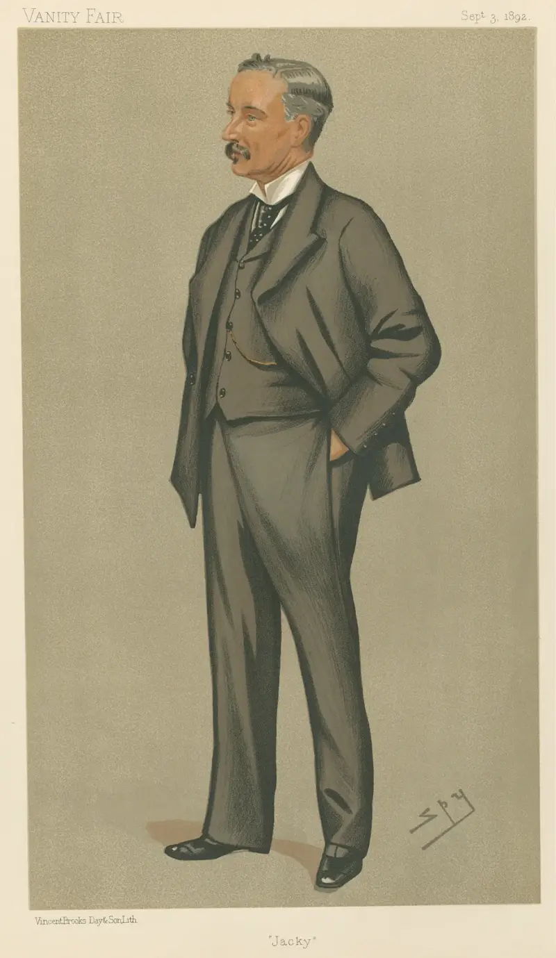 Lehrer und Schulleiter; „Jacky“, Mr. Clement Nugent Jackson, 3. September 1892 von Leslie Matthew Ward