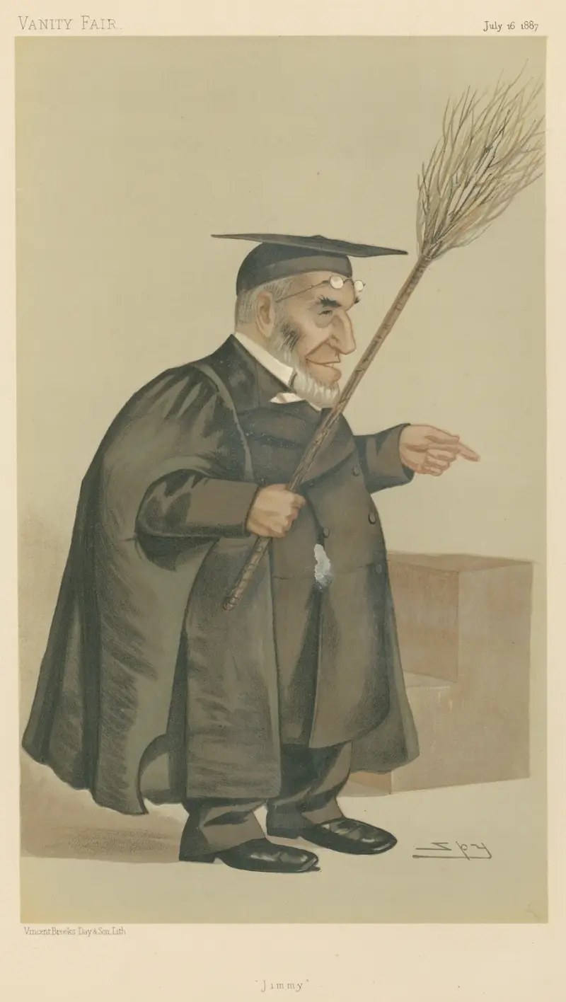Lehrer und Schulleiter; „Jimmy“, der Reverend James Leigh Jones, 16. Juli 1887 von Leslie Matthew Ward