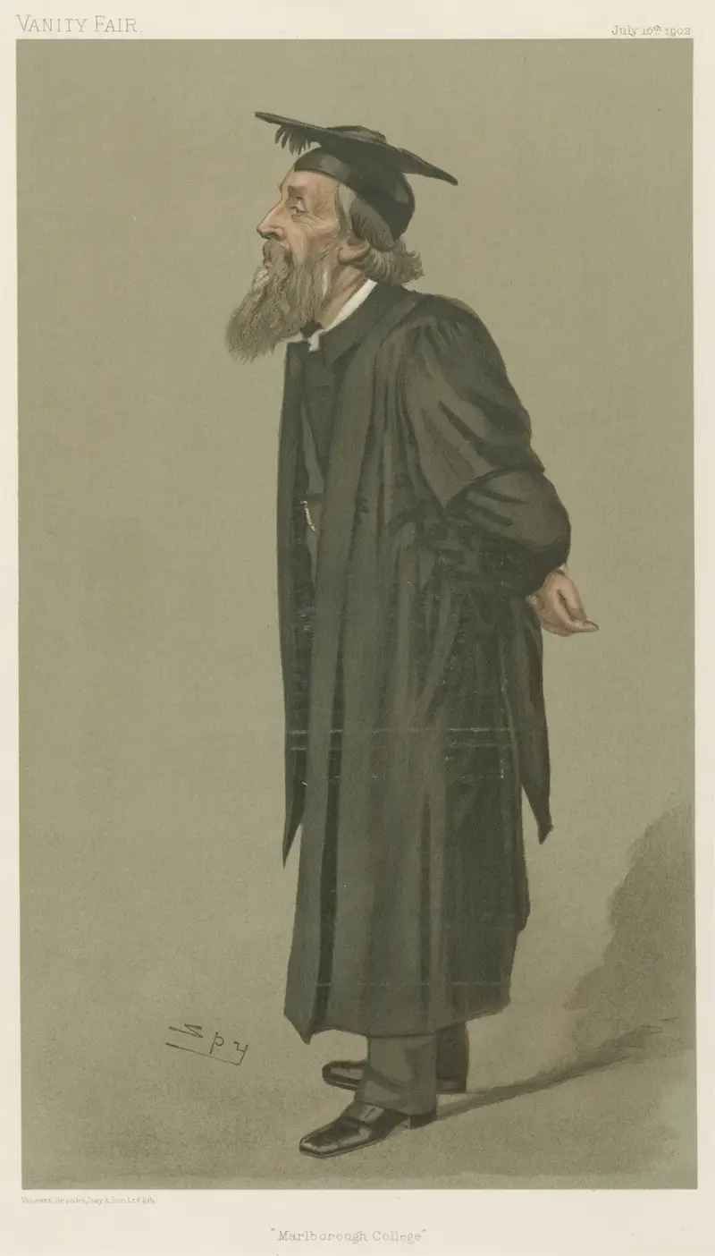 Teachers and Headmasters; ‘Marlborough College’, The Reverand George Charles Bell, July 10, 1902 av Leslie Matthew Ward