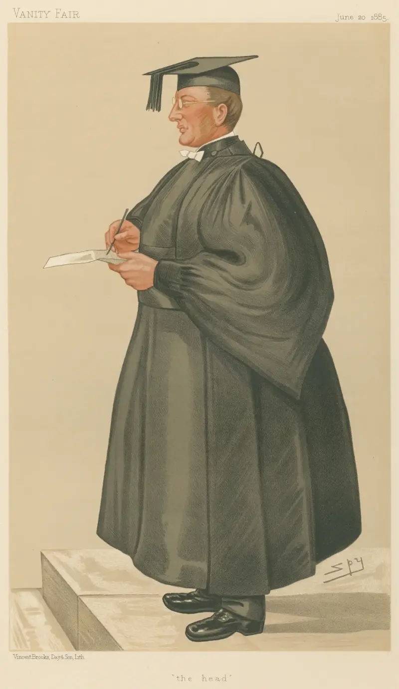 Nauczyciele i dyrektorzy; „Dyrektor”, wielebny Edmond Warre, 20 czerwca 1885, Leslie Matthew Ward