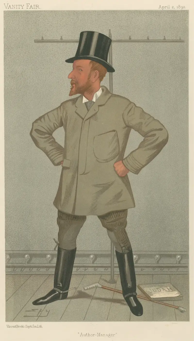 Theatre; ‘Author-Manager’, Mr. Henry Arthur Jones, April 2, 1892 av Leslie Matthew Ward
