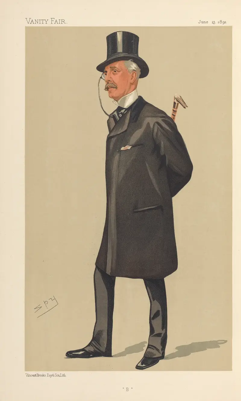 Theatre; ‘B’, Mr. Squire Bancroft Bancroft, June 13, 1891 av Leslie Matthew Ward