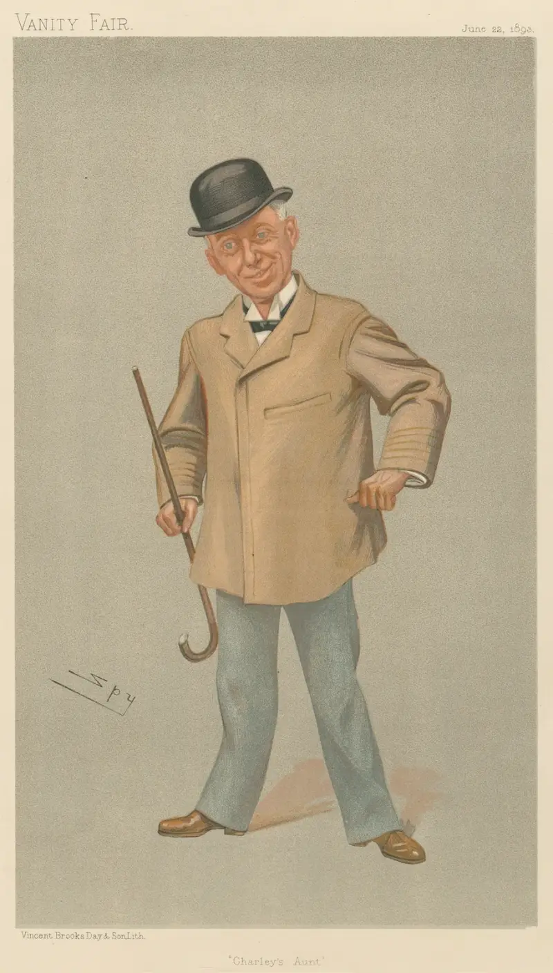 Theatre; ‘Charley’s Aunt’, Mr. William Sydney Penley, June 22, 1893 av Leslie Matthew Ward