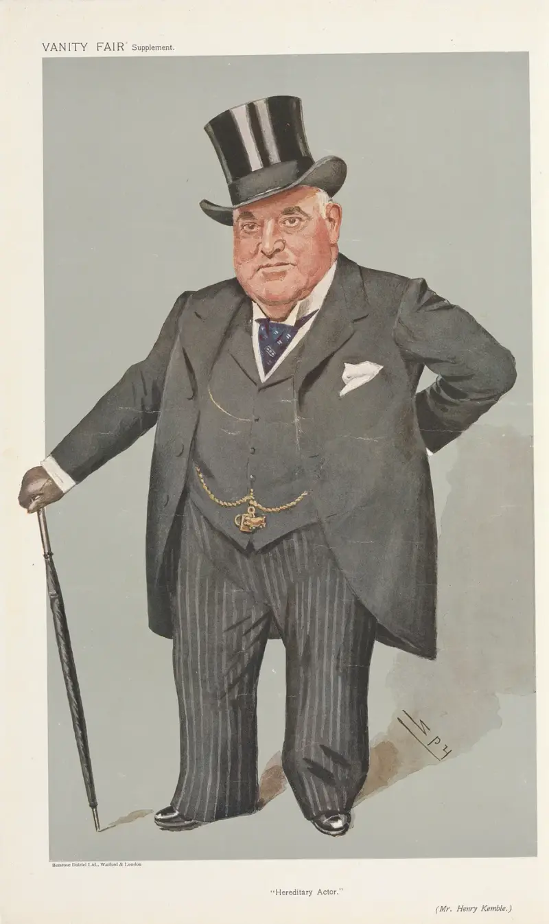 Theatre; ‘Hereditary Actor’, Mr. Henry Kemble, April 24, 1907 av Leslie Matthew Ward