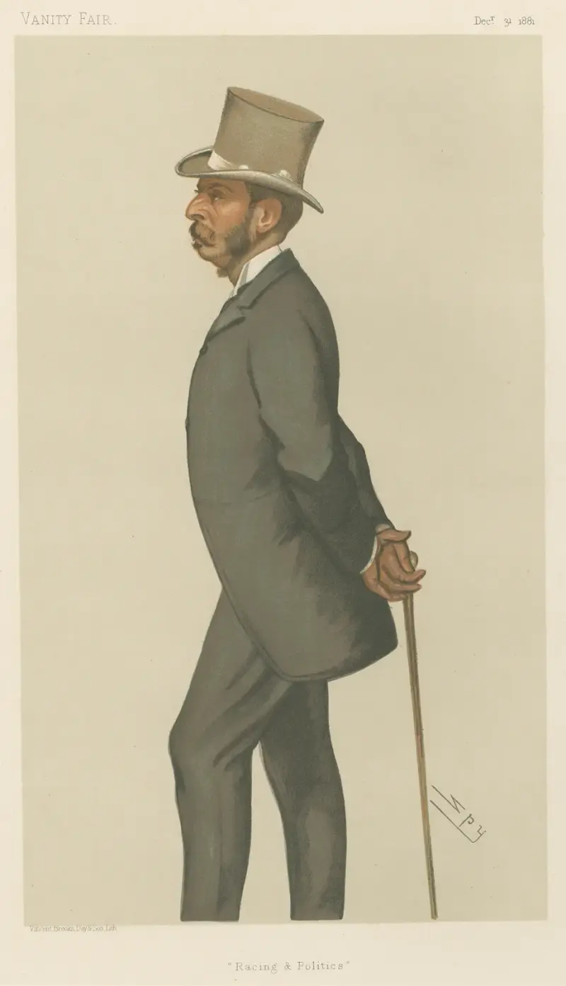 Turf Devotees; ‘Racing and Politics’, The Hon. Algernon William Fulke-Grevile, December 31, 1881 av Leslie Matthew Ward