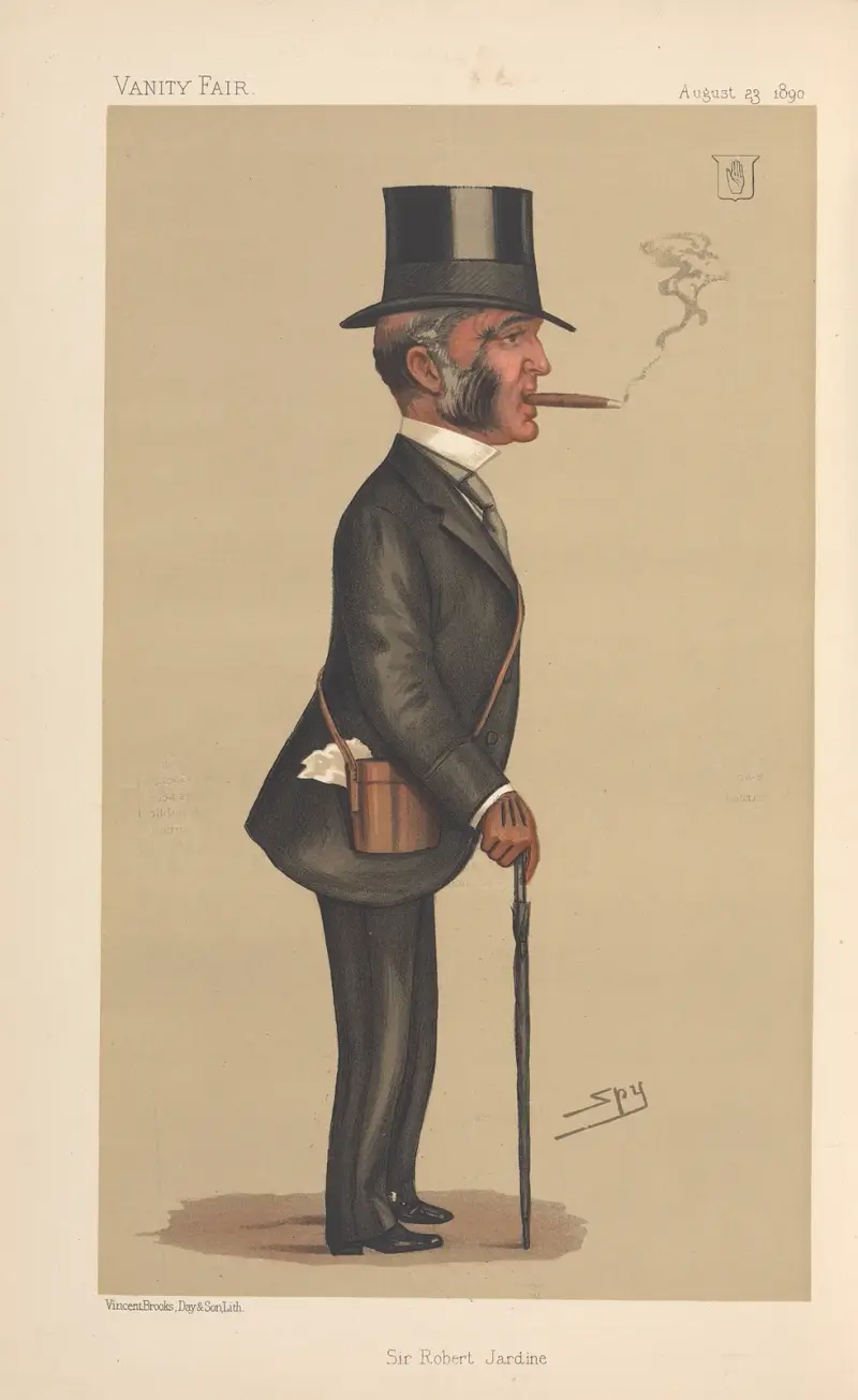 Turf Devotees; Sir Robert Jardine, 23 augusti 1890 av Leslie Matthew Ward