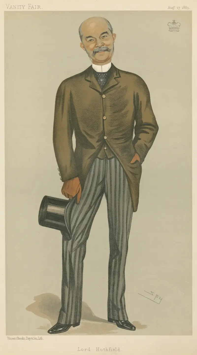 Turf Devotees; The Right Hon. Lord Hothfield, August 17, 1889 av Leslie Matthew Ward
