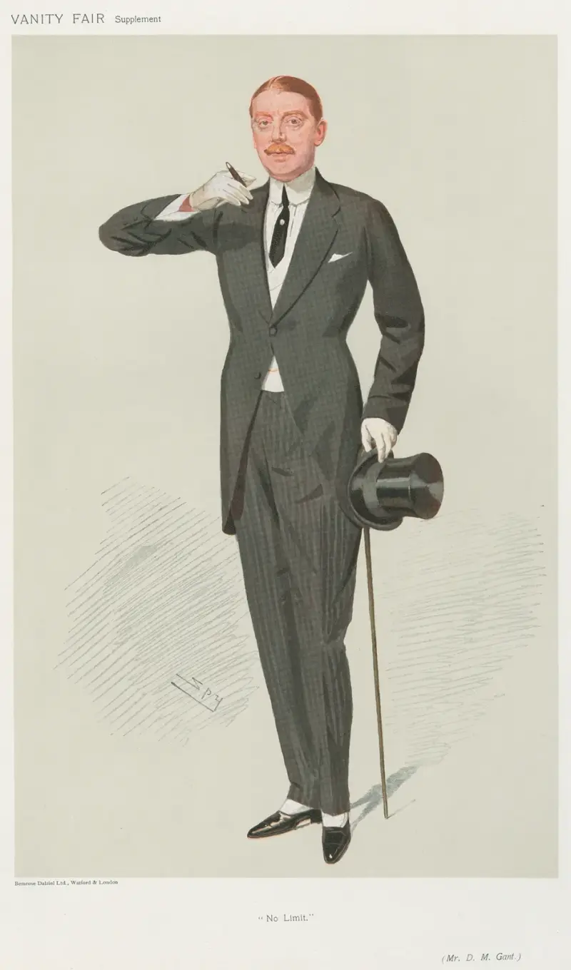 Wettende; „No Limit“, Mr. D. M. Gant, 5. September 1906 von Leslie Matthew Ward