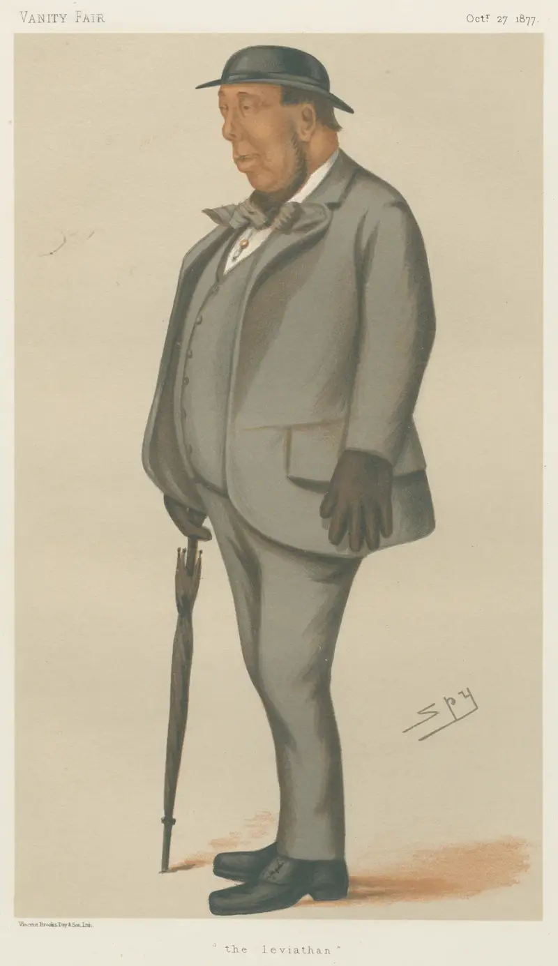 Wagerers; ‘The Leviathan’, Mr. Steel, 27 oktober 1877 av Leslie Matthew Ward