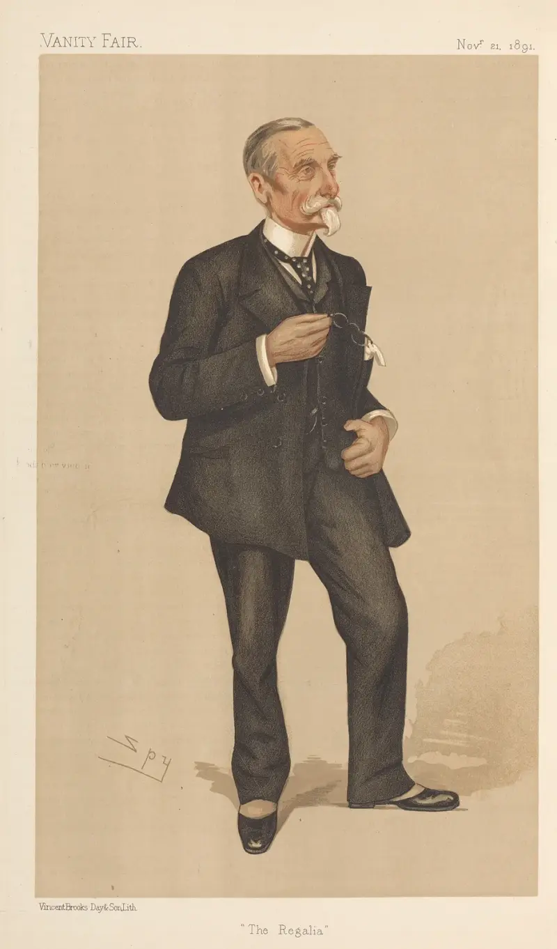 Yachtliebhaber; „The Regalia“, General Sir Michael Anthony Shrapnel Biddulph, 21. November 1891 von Leslie Matthew Ward