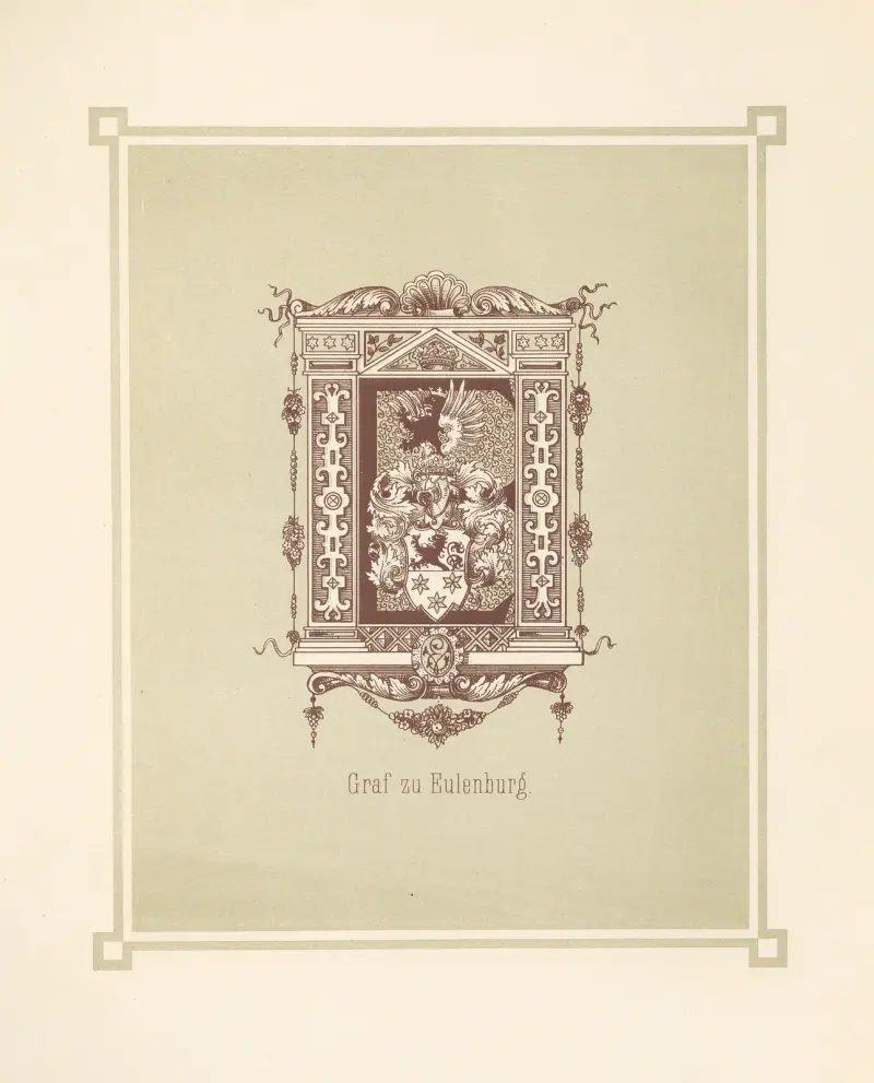 Heraldisches Alphabet Pl.06 av Adolf Matthias Hildebrandt