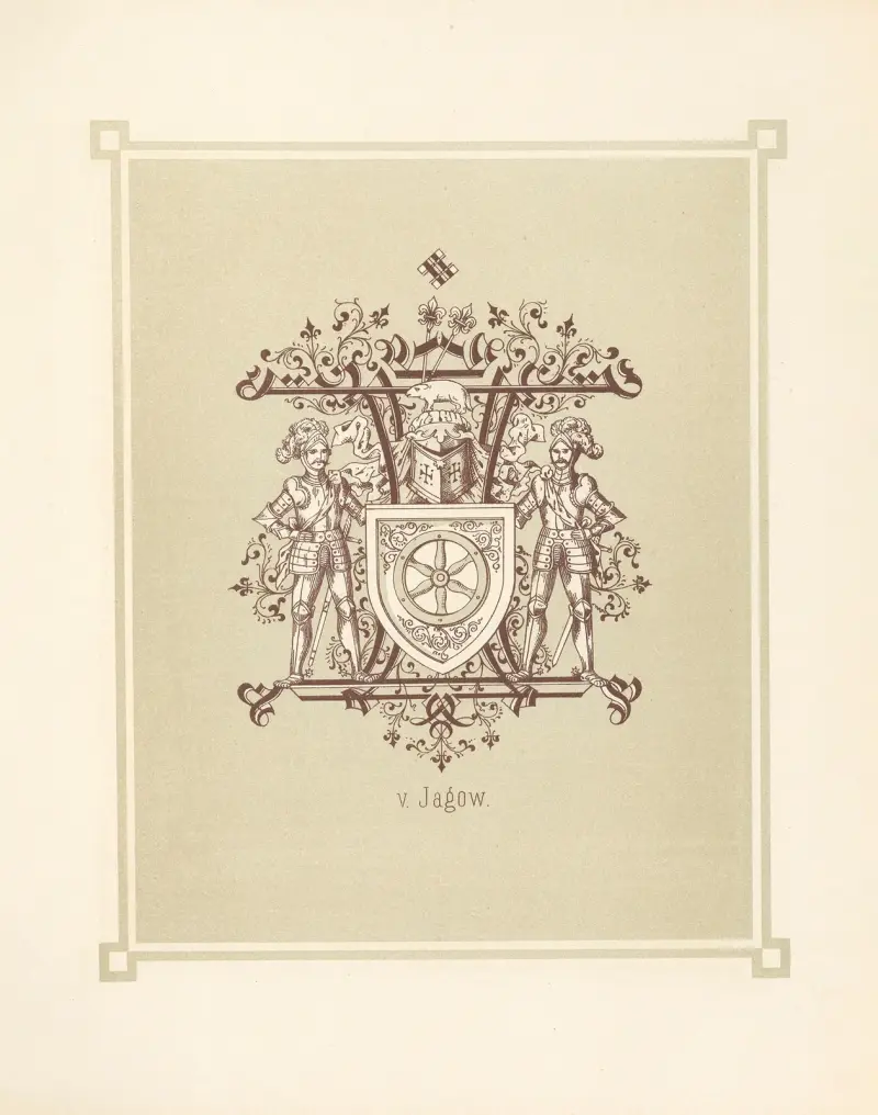 Heraldiskt alfabet pl. 10 av Adolf Matthias Hildebrandt