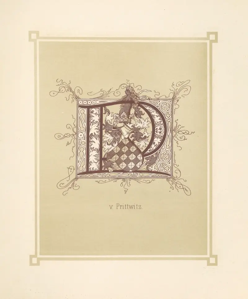 Heraldisches Alphabet Pl.16 av Adolf Matthias Hildebrandt
