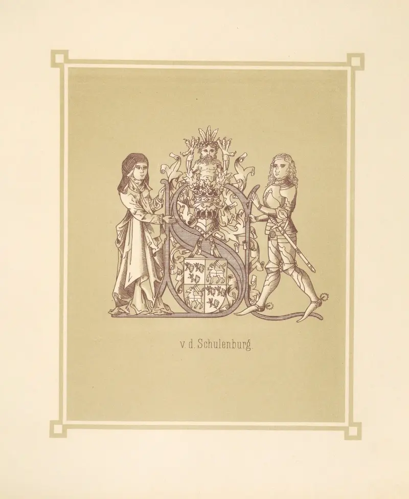 Heraldisches Alphabet Pl.19 av Adolf Matthias Hildebrandt